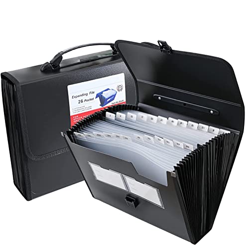 Trieur extensible avec étiquettes pour classer 26 dossiers sans perdre de temps