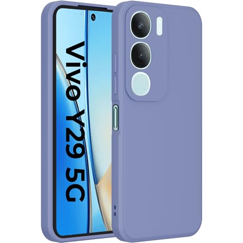 Image of A rtistque Back Cover Case for Vivo Y29 / Vivo Y19s with Camera Protection | Shockproof TPU|Stylish Protective Design|Slim Fit|Ultra Matte| Back Cover - Blue