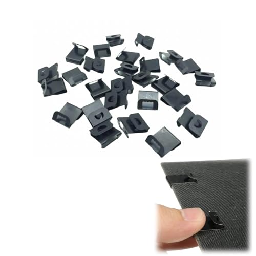 100 Pcs Photo Frame Hanging Clip S Hook Back Plate Photo Wall Hanger Stencil Plate Hook Sturdy Serrated Clip