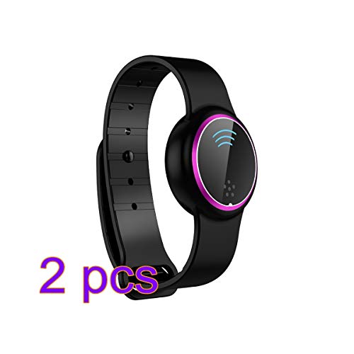 2Krmstr Ultrasonic Mosquito Repellent Bracelet, Portable Electronic Mosquito Repeller, Suitable for Adults, Children