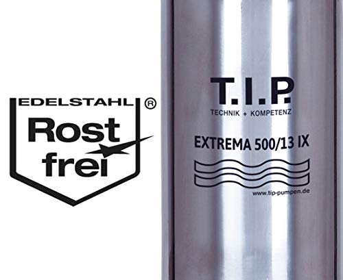 T.I.P. 30171 Schmutzwasser Tauchpumpe mit Edelstahlgehäuse