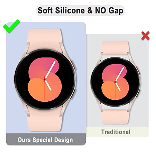 Bracelet Galaxy Watch 4 rose souple ajustement parfait sans interstice