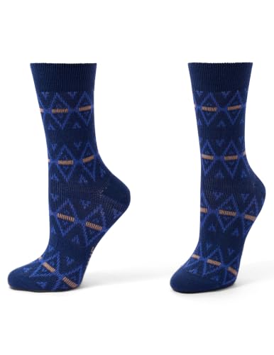 Image of HUE womens Crew Length Boot Socks, 2 Pair Pack