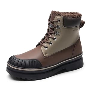Bruno Marc Men’s Snow Winter Insulated Waterproof Outdoor Boots
