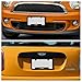 2 Pcs Black License Plate Frames Compatible with Mini Cooper License Plate Covers Metal Aluminum Material Screw caps Cover Set