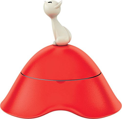 Alessi AMMI23 R Miò Ciotola per Gatti, Acciaio