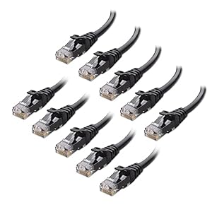 Cable Matters – Cable Matters 10er-Pack 10 Gbit/s Cat 6 Ethernet Kabel, 0,3 
