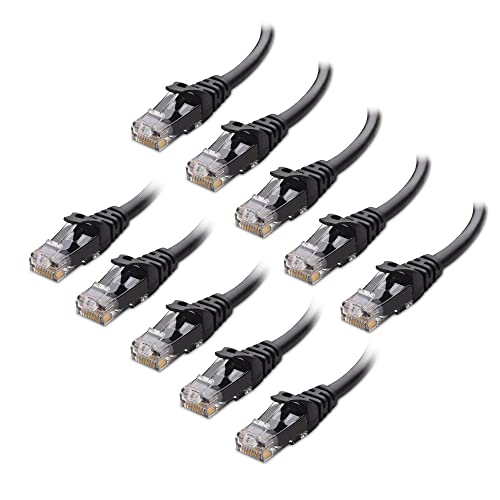 Cable Matters 10-Pak Kabli Ethernet Cat 6 10 Gbps, 0,9 m, Czarne