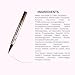 Heroine Make by KISSME Waterproof Eyeliner for Intense Color & Ultra-Fine 0.1mm Tip, Liquid Eyeliner Pen with Organic Beauty Serum, Cat Eye Liner for Long Lasting Eyelines, Natural Brown, 1 EA, PRIME