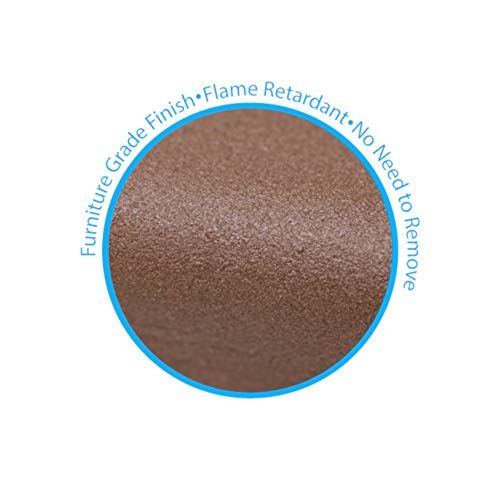 Kidkusion Soft Seat Hearth Pad | Made In Usa | Brown | Extra Long | 126" X 14" #TOP3