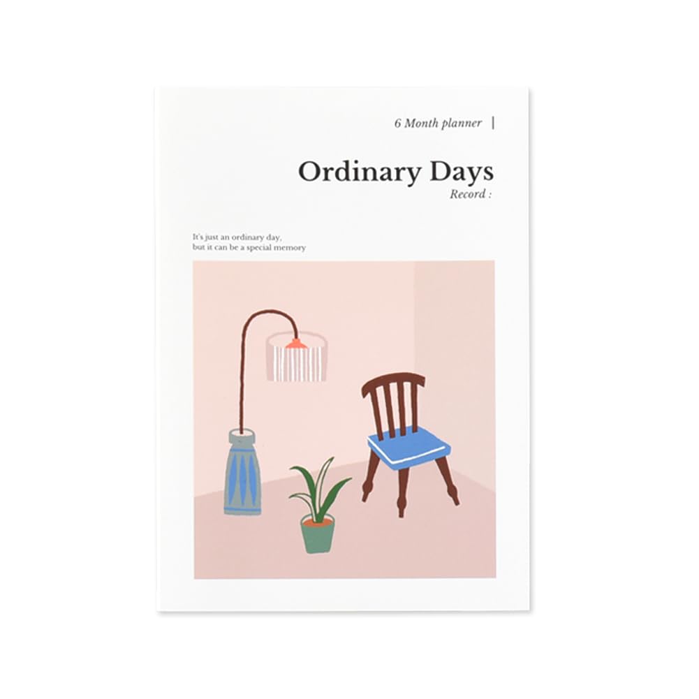 Monolike Ordinary Days Diary 6 Month Planner, Sweet home - Academic Planner, Weekly & Monthly Planner, Scheduler โ image 1