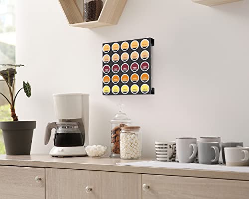Mylifeunit K Cup Holder Compatible With Keurig Pod Holder, K-Cup Storage Organizer For Drawer, Counter Or Wall Mount Coffee Pod Holder Stand For Coffee Station, Holds Up To 25 Pods/Capsules #TOP5