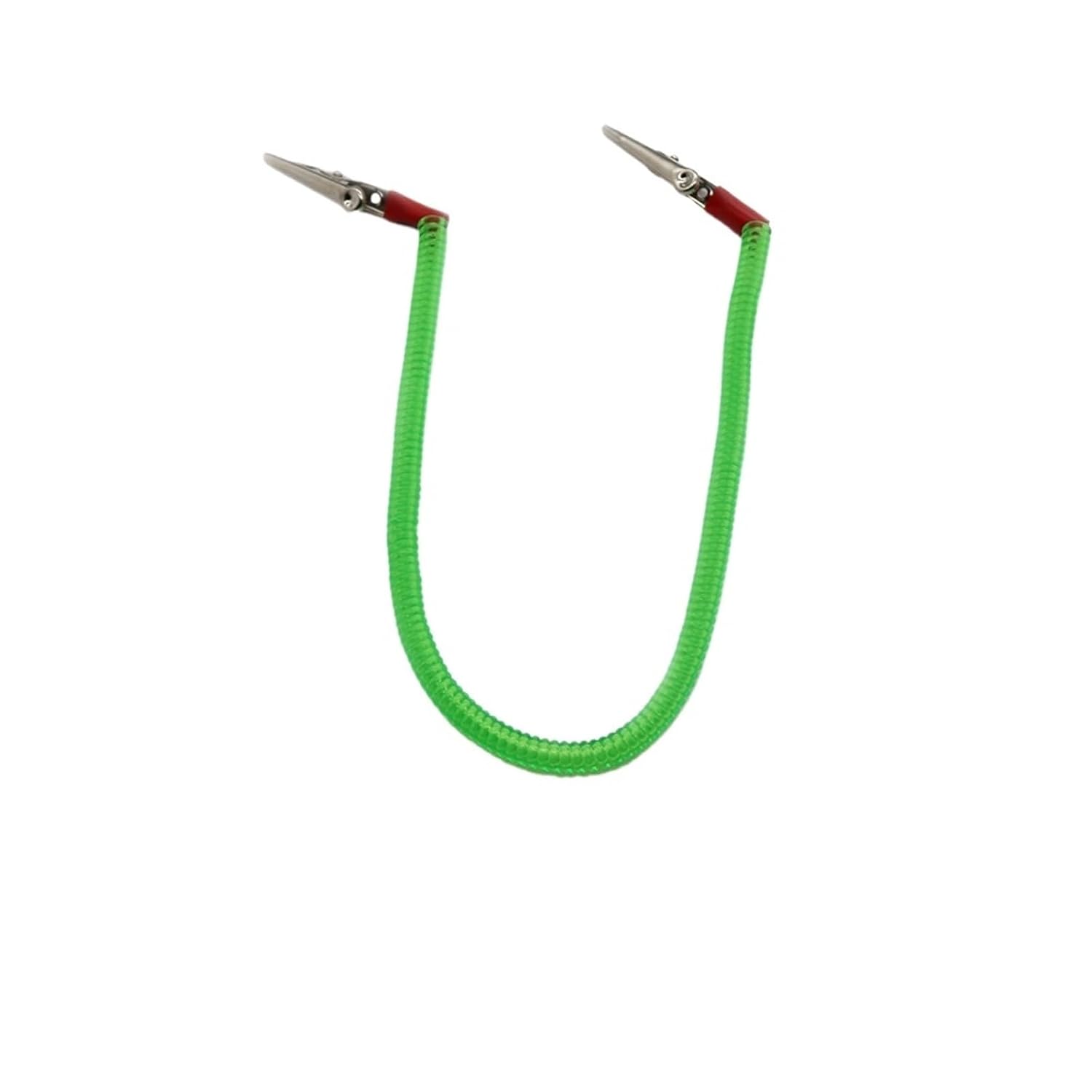 Dental Napkin Clip 10Pc StainlessSteel Dental Bib Clips Chain Colorful Bib Clip Napkin Holder Dental Disposable(Green)