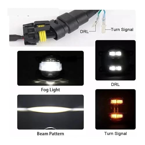 Luces antiniebla e intermitentes de parachoques delantero para Jimny 3