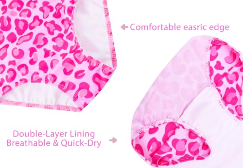 Image of Girls Swimsuits One-Piece Bathing Suits Multicolor Kids Sport Summer Beach Swimwear for 2-10 Years Old
