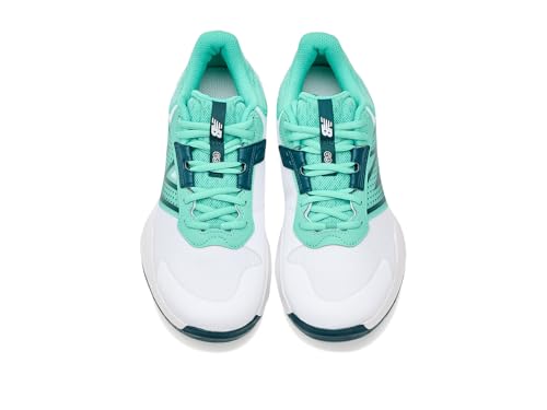 New Balance Women's 696v6 Tennis Shoe, Nb 102 White/Deep End, 5 XW - image 2