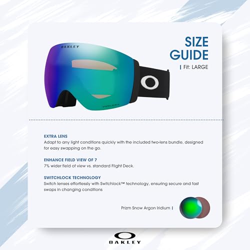 Oakley Flight Deck Pro L Goggles Bundle