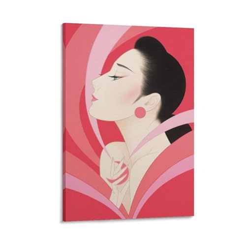  ߓcY̔l m  w |X^[ (204) EH[A[g  G xbh[ rO ǂ̊G20x30inch(50x75cm)