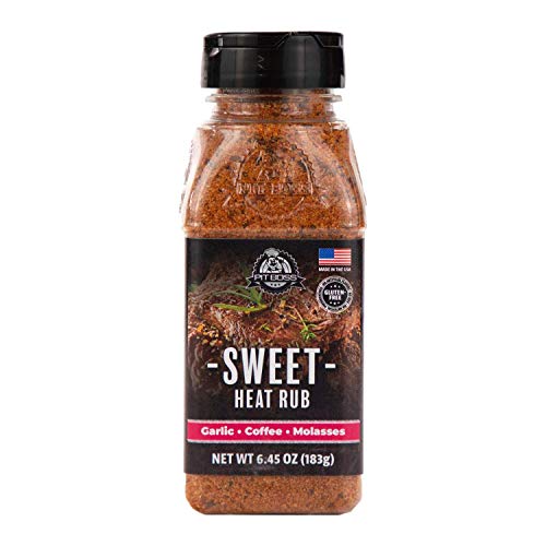 BBQ Seasonings and Rub Bundle - Pit Boss Tennessee Apple Butter Rub, Sweet Heat Barbecue Seasoning, and Mango Magic BBQ Rub with Coastal Cafe Dry Rub Tip Sheet (Apple Butter/Sweet Heat/Mango Magic)