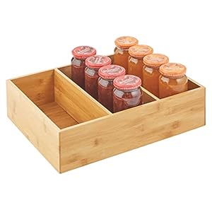mDesign sorteerdoos – opbergbox met 3 compartimenten – handige keuken organizer voor in de keukenkast of het…