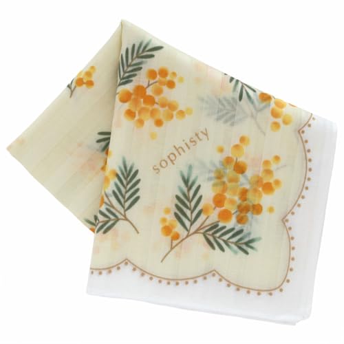 [ソフィスティ] 【sophisty】 プリントハンカチ ミモザ (イエロー) 婦人 レディース 001737-0001-03