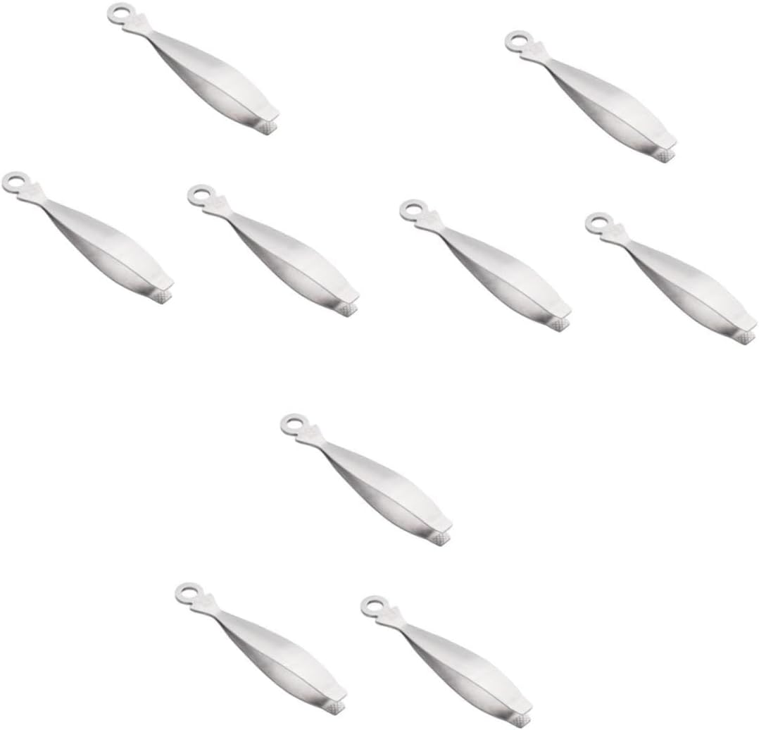 3pcs Fish Plucker Hair Remover Stainless Steel Flat Tweezers Chicken Bone Pliers Fish Deboner Tool Safe