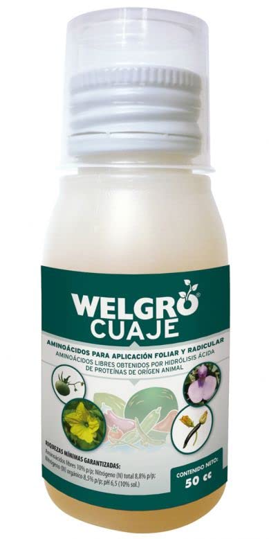 Peyca Welgro Cuaje 50cc,aminoacidos para aplicación foliar y radicular