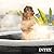 Intex PureSpa Plus Greystone Inflatable Square Outdoor Hot Tub Spa, 83" x 28" with PureSpa Maintenance Accessory Brush, Skimmer, and Scrubber Kit