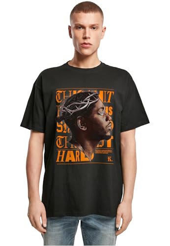 Mister Tee T-Shirt Unisexe K-Dot surdimensionné, Noir, XXXXXL