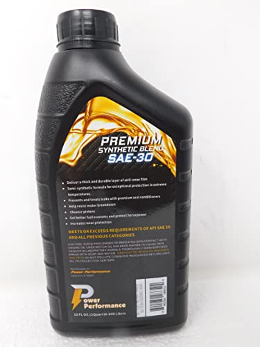 Power Performance SAE-30 Synthetic Blend Oil Change Kit for Kohler 52 05 02-S and Fuel Treatment - Thumbnail 4