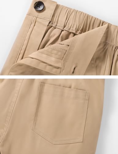 Image of KEREDA Boys Uniform Shorts Golf Dress Preppy School Shorts with Pockets