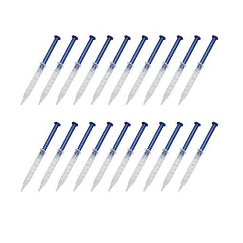 Ovovo 20 recambios de gel blanqueador dental de 3 ml (35% CP), kit de jeringas.
