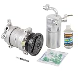 AC Compressor & A/C Repair Kit For Chevy Silverado GMC Sierra 1500 V8 1999 2000 2001 2002 Replaces Delphi HU6 - BuyAutoParts 60-80142RK New