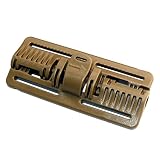 Geardeangloow Schnellverschluss-Schieber für Jagdrucksackgurte,Khaki,lang,38 mm, Khaki Lang
