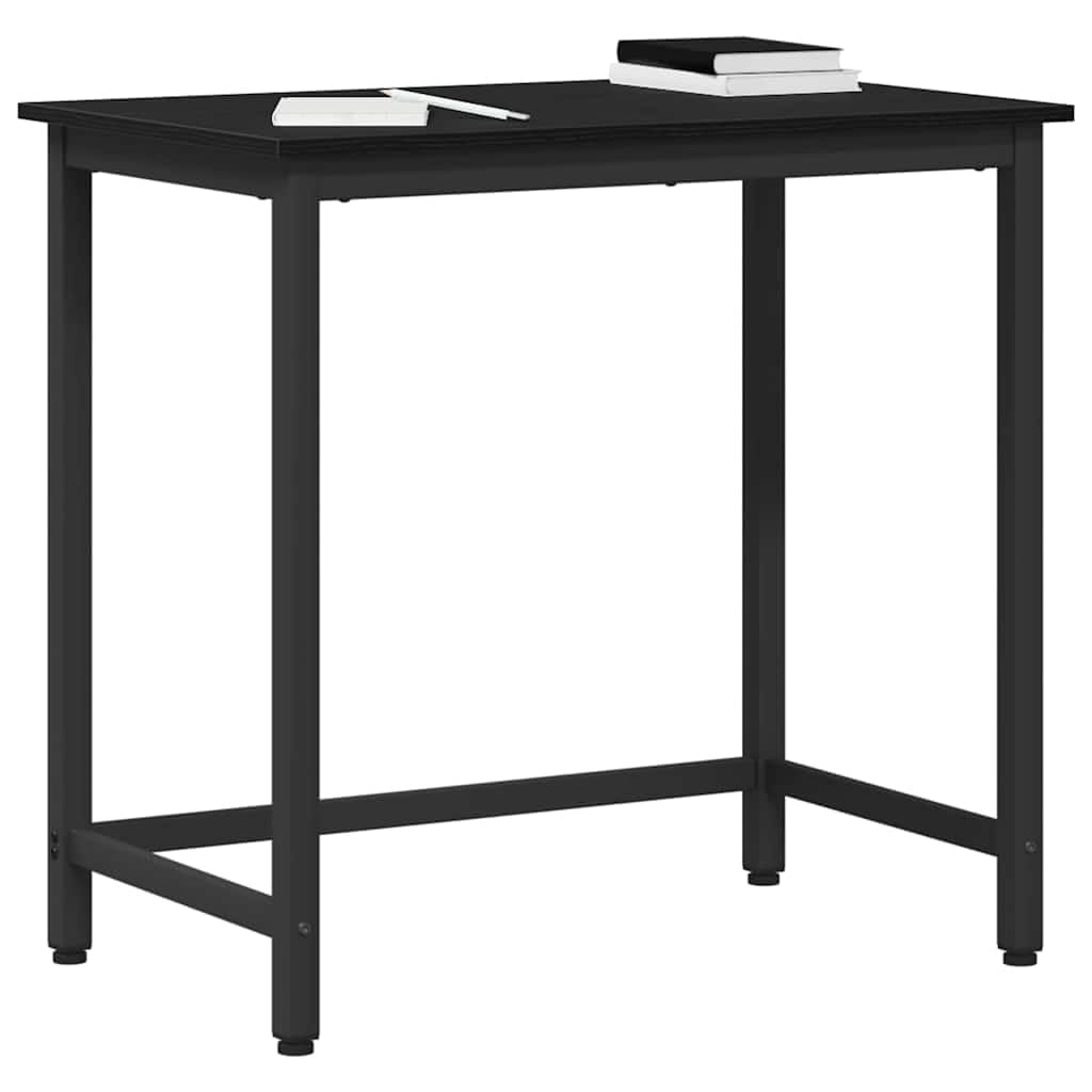 Bureau Chêne Noir 100 x 50 x 76,5 cm, Bois d'Ingénierie et Acier