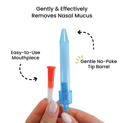 Image of Lulyboo Baby Snot Sucker with 20 Filters - Reusable, BPA-Free Nasal Aspirator for Gentle, Effective Relief from Congestion, Easy to Clean, Ergonomic Design for Newborns & Toddlers