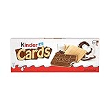 Lo sapevi che kinder cards è un biscotto a cialda sottilissimo e allo stesso tempo cremosissimo. L'unico biscotto ad essere prodotto con la tecnologia di saldatura ad acqua