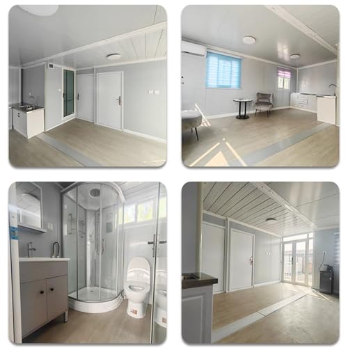 Expandable Container House 2-Story Foldable Prefabricated Home Portable Modern Living Space for Backyard Office, Tiny House, Vacation Cabin & Storehouse - Easy Setup & Customizable - Image 5