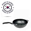 |MADE IN KOREA| 12.5" 5 Layer Marble Coating Wok Non-Stick Cooking Frying Pan #1