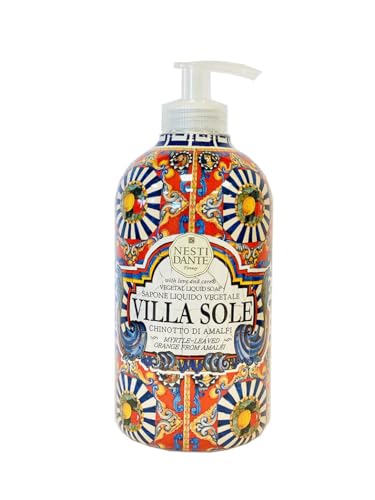 Nesti Dante Villa Sole Chinotto (Liquid Soap/Flüssigseife 500 ml, Unisex, für alle Hauttypen geeignet) 661222
