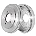 Detroit Axle - 6pc Rear Brake Kit for Jeep Compass Patriot Dodge Caliber Avenger Chrysler Sebring, 2 Brake Drums 2 Semi-Metallic Brakes Shoes Replacement