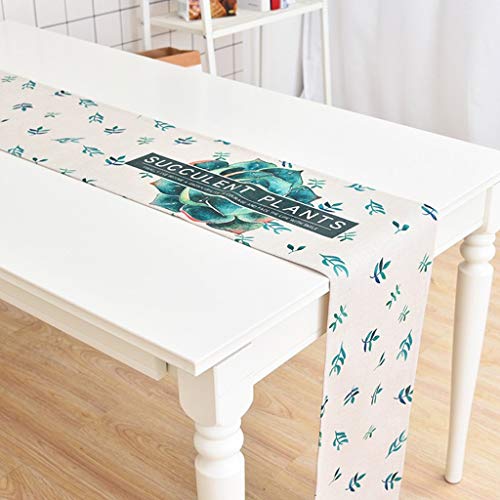 Chemin de table en lin et coton moderne style ferme pour maison et restaurant