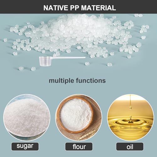 Miniatura 3 de 10 Piezas Cuchara Medidora Gramos De Plastico Cucharas Medidoras Transparente Medidor Cuchara Dosificadora 5 Gramos
