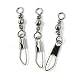 110 Pcs Fishing Swivel Sea Terminal Tackle Clip Connector Solid Coastlock Bulk Lots 09444 Snap Rolling Test 36kg Cross Lock
