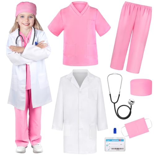 Disfraz de doctor para niños 7-8 años miniatura 1
