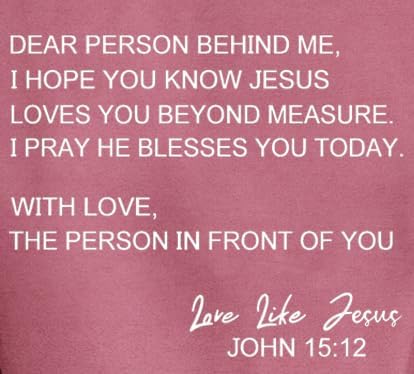 Christian Shirts for Women Love Like Jesus T-Shirt Faith Religious Tee Tops - Image 6