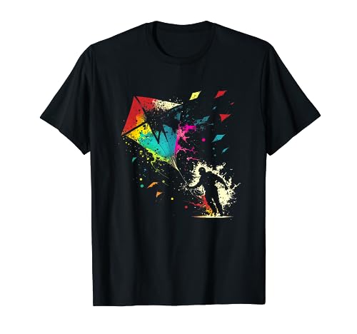 Flying Dragon Delta Kite Splash Art Kite Flying Wind Camiseta