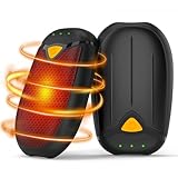 aimdty 充電式カイロ ハンドウォーマー 2個セット 8000mAh 最新型分離式設計 最大11時間連続使用 2秒急速発熱 大容量 マグネット式 分離式 電気カイロ 寒さ対策 3段階温度調節 軽量 コンパクト 持ち運びやすい 防寒対策