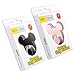 [2 Pack] Cartoon Phone Ring Stand Holder (Black&Rosegold) 360 Rotation Cell Phone Grip Compatible for iPhone X/8 7 Plus 6 6S 5 5S Samsung Galaxy Note, Tablet and Ipad pipigo