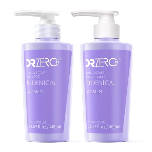 DR ZERO REDENICAL Hair Growth Shampoo for Women, Volumizing Thickening & Anti Hair Loss Regrowth Treatment, Clinically Tested for Hair Thinning with Redensyl, Japanese Hair Care Product